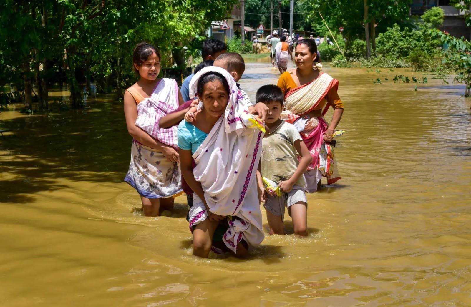 Current Assam flood situation image 4